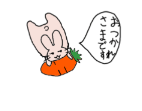 うさぎネイル敬語挨拶編